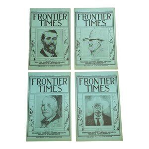 Frontier Times Magazine Reprint Lot Of 4 Aug Oct November December 1927 Editions